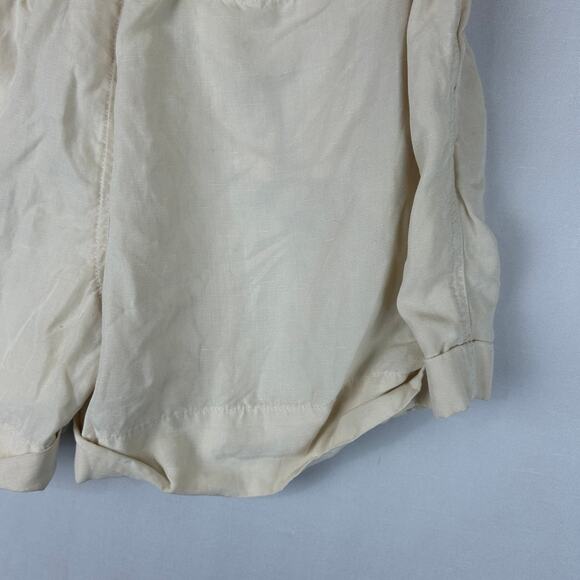 Rails Monty Lyocell Linen Blend Shorts Cream 3.5" Inseam Women's Size M - Picture 7 of 9